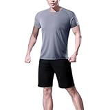 [vigerkar] ルームウェア メンズ ジャージ 上下セット 上下 セットアップ スポーツウェア メンズ 上下セット 夏 半袖tシャツ 