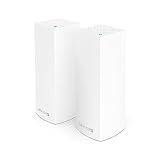 Linksys(リンクシス) WHW0302 WiFi 5ホールホームメッシュシステム: トライバンド(867+867+400 Mbps)無線LANルーター2台パック(3年保証付き) - PS5、iPhone動作確認済、スマートテレビの接続用