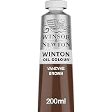 ウィンザー&ニュートン 油絵具 ウィンザー&ニュートン ウィントン オイルカラー バンダイクブラウン 676 200ml