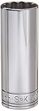 SK Hand Tool 8438 12 Point 18mm Drive Deep Socket, 3/8-Inch, Chrome by SK Hand Tool
