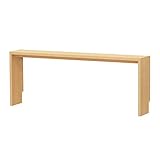 岩附(IWATSUKI) コンソールテーブル ミディアムブラウン 幅180cm 奥行29.5 高さ70.2 幅木よけ加工有り オーダー OC-70180RHMB