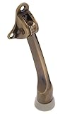 The Hillman Group 851804 4-Inch Kickdown Door Stop, Antique Brass [並行輸入品]