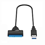 SATA-USB 変換ケーブル 2.5インチ SSD/HDD用 USB3.0 5Gbps 高速転送 SATA USB変換アダプター Windows/Mac OS 両対応 コネクタ ハードディスク ポータブル SATA3 コンバーター USB3.0 2TB SSD/HDD 外付け 変換 コネクタ
