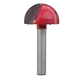 Fenteer ラウンドスロットミルカッター　ルータビット　丸い溝　木工用　6mm　全6サイズ - 6mm×22mm