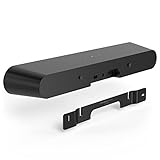 HumanCentric 壁マウント Sonos Rayサウンドバーマウント対応 フローティングスタイルマウントブラケット Sonos Rayウォールマウント対応 サウンドバーマウント Sonos Rayの壁マウント テレビの下の壁にマウント ブラック