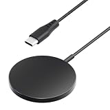 マグネット式 ワイヤレス充電器 USB Type-C 一体型ケーブル [2m/ブラック] PG-MG20C01BK