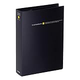 ハクバ HAKUBA ポケットアルバム ビュートプラス Lサイズ 160枚収納 ブラック ABP-L160BK CD・DVDポケット サックケース付 写真を入れ替えしやすいポケット式