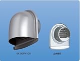 新協和 深型フード付ガラリ SK-SGFN100 ステンレス