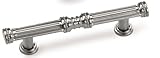 Laurey 11559 Cabinet Hardware 3-Inch Column Pull, Satin Nickel [並行輸入品]