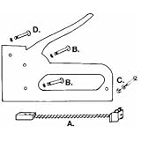Arrow Fastener PK21 Parts Kit for JT21CM Staple Gun Tackers [並行輸入品]