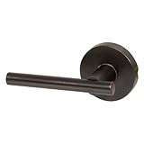 Designers Impressions KainデザインContemporary Oil Rubbed Bronze Euroドアレバーハードウェア Dummy 33-3551