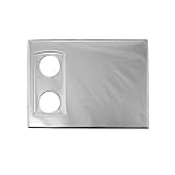 WingIts OCP-SN OVAL Suite Satin Stainless Steel Cover Plate (Set of 2) [並行輸入品]