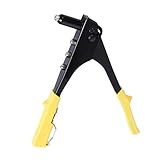 Fityle ハンドリベッター 4ヘッド 防錆性 自動車 修理ツール ヘビーデューティ リベッター