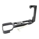 【ノーブランド】 シューマウント クイックリリース プレート ケース ・ SONYとの互換性あり α7 Ⅲ α7R Ⅲ α9 に適合 (= α7Ⅲ a7M3 a7iii = ILCE-7M3 用 ・ α7RⅢ a7rM3 a7riii = ILCE-7RM3 用 ・ a9 = ILCE-9 用) アルカスイス規格に適合 L字 L型 三脚 クイックシュー ブラケット 底部 保護 (黒)