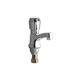Chicago Faucets 333-E2805-665PSHAB Single Supply Hot / Cold Water Basin Faucet w, Chrome [並行輸入品]