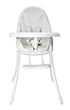 Bloom Urban Highchair (Matt White Frame with Coconut White) by Bloom