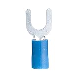 Gardner Bender 10-114 Terminal Spade, 16-14 AWG, Stud Sz 8-10, Blue (100 pk) [並行輸入品]