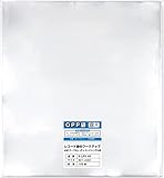 【レコード袋】12インチ LPレコード 1枚組用(シングル) 透明 OPP袋 テープなし レコード袋のワークアップ 321x322mm 40ミクロン【100枚】