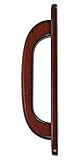 WAKI 座付 木製ハンドル 全長120mm ローズ TW-391