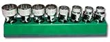 Mechanics時間セーバー386 3 / 8ドライブユニバーサル磁気ソケットホルダーダークグリーン