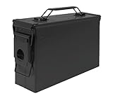 MILITARY-BASE(ミリタリーベース) M19A1タイプ 7.62 アンモボックス 1.8kg (BK(ステッカー付))