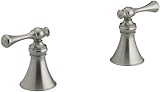 KOHLER K-T16124-4A-BN Revival Bath- or Deck-Mount High-Flow Bath Valve Trim, Vibrant Brushed Nickel 