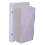NATIONAL BRAND ALTERNATIVE GIDDS-671410 671410 Outdoor Wall Pack, White, 10-1/4 X 6 X 4', Uses (1) 1