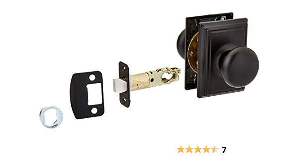 Amazon Co Jp Schlage F10 Ply Add プリムス パッセージノブセット 装飾アディソンローズ付き マットブラック Diy Tools Garden