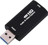 Anfurt HDMI キャプチャーボード ビデオキャプチャー 60fps フルHD1080P hdmi video capture ゲーム生配信 ライブ会議 ライブビデオ配信 画面共有 録画に適用 キャプチャーカード (1台)