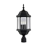 Designers Fountain 2986-BK Devonshire Post Lanterns, Black by Designers Fountain