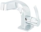 Kraus kef-15101-pu11 Typhon単穴浴室の蛇口 – メタルポップアップ排水Inc、 KEF-15101-PU11CH 1