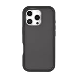 グルマンディーズ iPhone16 Pro 対応 プランプフレームケース ブラック GMD-24BK