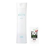 モイスチュアマイルド ホワイト ローションL (さっぱり) 180ml 高純度 ビタミンC ヒアルロン酸 コラーゲン配合 ノンアルコール処方【医薬部外品】+ 鼻用角栓パック1枚おまけ付 KOSE