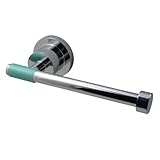 Kingston Brass BA8218CDGL Green Eden 6-1/8 inch Toilet Paper Holder With Neoprene Sleeve, Chrome Kin