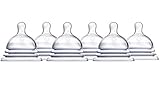 Munchkin Latch Natural Movement Baby Bottle Nipples, 6 Count, Stage 1 by Munchkin [並行輸入品]