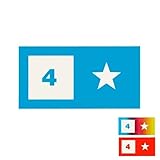 FOURSTAR フォースター Sticker ステッカー BAR LOGO 3色 7.6cm x 15.3cm NO8 [並行輸入品]