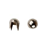1003 Pearl Nailhead, Size 12, Solid Brass, Nickel Finish, 1000 pieces per pack by C&C Metal Products