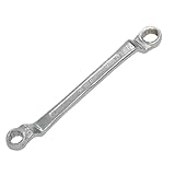 uxcell　メガネレンチ　両口　オフセットレンチ　ダブルサイド　14 x 1.8 x 0.8cm　2 ポイント・ボックスエンド