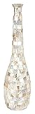 Deco 79 Ceramic Inlaid Vase, 32 by 8-Inch [並行輸入品]