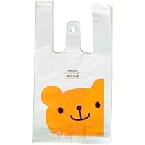 Amazon | 【MINAKIKO】かわいい レジ袋 ビニール袋 (くま SSサイズ 100