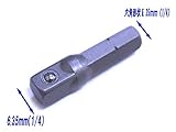 ビット用アダプター　六角凸1/4-四角凸1/4変換　83701　 DAIKITOOL (23701)
