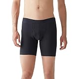 [グンゼ] ロングボクサー（前あき） ネクストラ WARMDRY YG YN0985 メンズ ﾌﾞﾗﾂｸ L