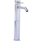 Cifial 224.101.620 Techno Quadra 25 Single Handle High Profile Lavatory Faucet, Satin Nickel [並行輸入品]