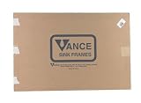Vanceシンクステンレススチールフレーム( hudeeリム) 21 x 32インチ用長方形シンク、1s42132s