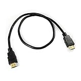 HDMI ケーブル 0.5m 50cm 3D ver.1.4 フルHD 3D映像 4K テレビ パソコン モニター フルハイビジョン対応 タイプAオス-タイプAオス イーサネット オーディオリターン配線 コード TV PC プレステ タブレット DVDプレーヤー 入力 出力 接続 ゲーム PS3 PS4 Xbox360