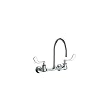 Chicago Faucet 631-GN8AE3ABCP Hot and Cold Water Sink Faucet [並行輸入品]