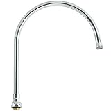 シカゴ洗面gn10aswgjkab 10 " high-arch Gooseneckスイング注ぎ口、 .813, 1.063 GN10ASWGJKABCP 1