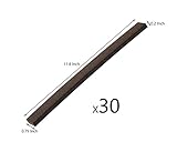 BTMBダークブラウンHeavy Dutyフェルトシート家具用フェルトパッドHardwood床保護0.79 X 11.8インチ30pcs