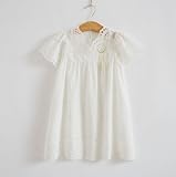 子供のための女の子の綿のレースのドレス2016夏の新到着の子供の服白レースのプリンセス韓国のかわいい薄いドレスのサイズ100から140