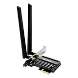 WiFi 7 PCIEカード 9.3Gbps 802.11BE WiFi 6Eカード Bluetooth 5.4 トライバンド 4K QAM 320MHz WiFi 7 BE200 内部ワイヤレスネットワークアダプター PCデスクトップ用 Windows 11 64bit対応 (AMDマザーボードには対応していません)